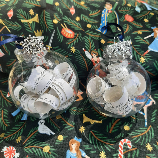 Bookish Plastic Ornaments: Penelope Grace and the Winter Carousel