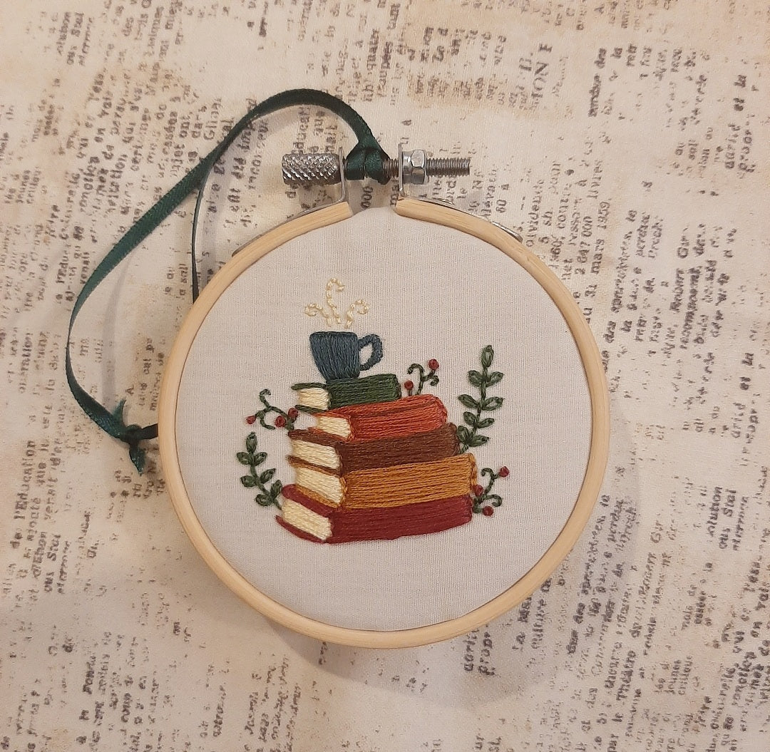 Fall Reads Embroidery