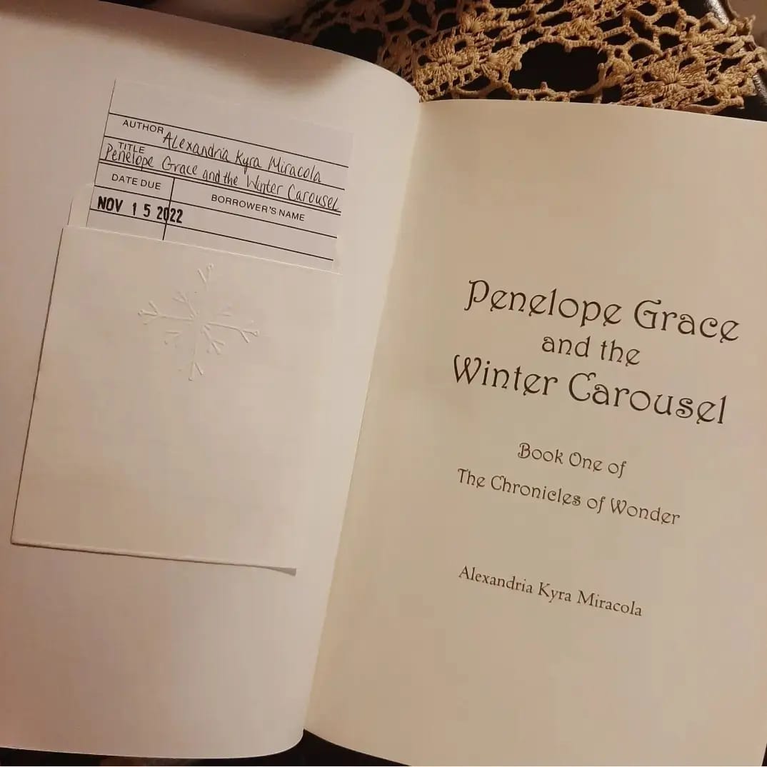 Signed Copy: Penelope Grace and the Winter Carousel